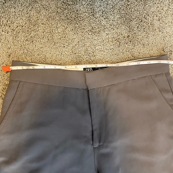 Zara Brown High Waisted Flowy Pants Size M - Picture 15 of 15